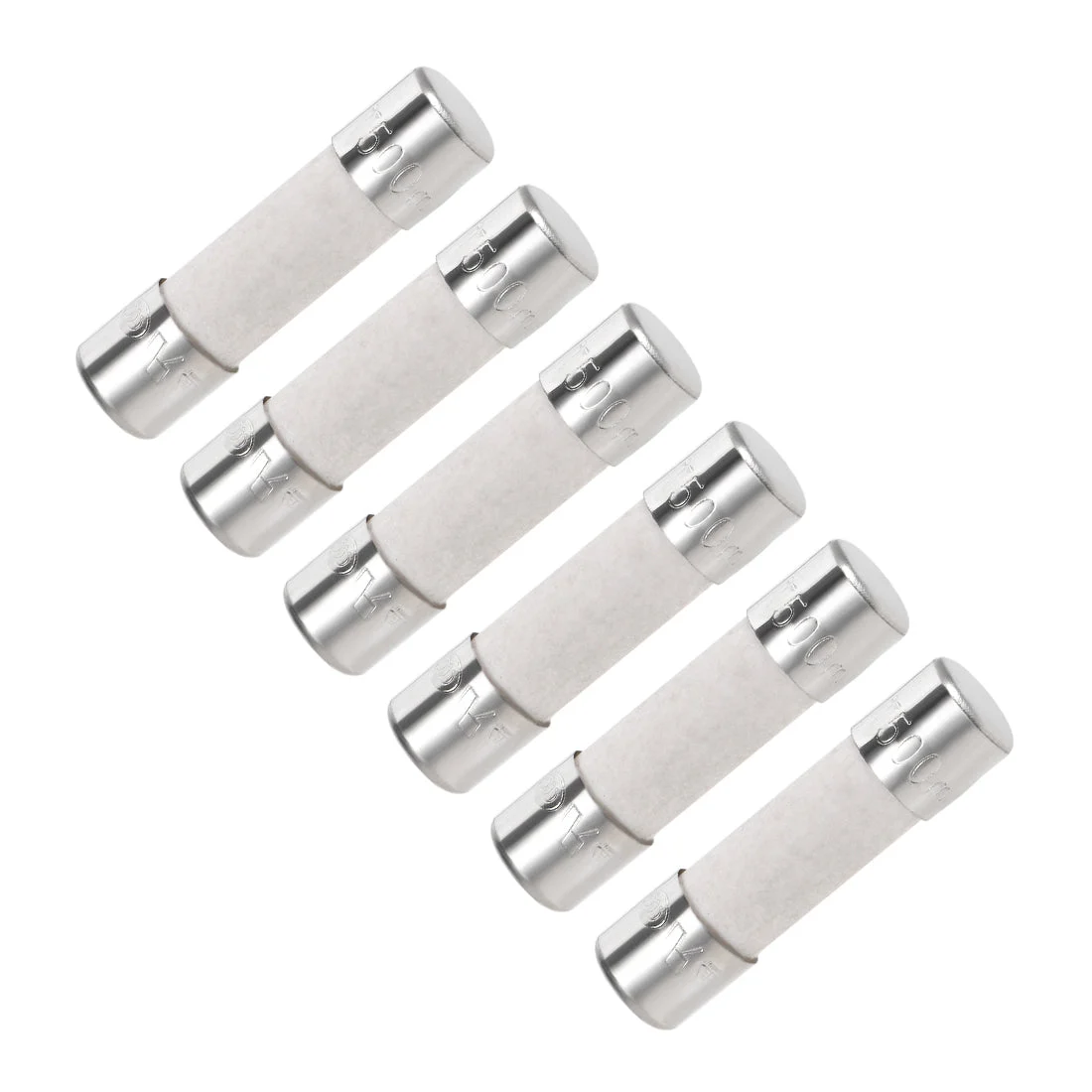Cartridge Fuses 0.5A 250V 5x20mm Slow Blow Audio Amplifier Ceramic 6pcs