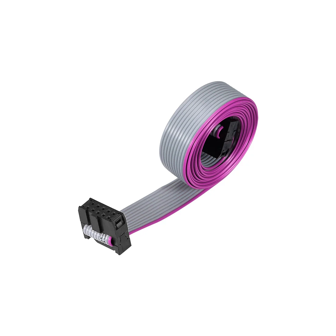 IDC Wire Flat Ribbon Cable FC/FC Connector A-type 10 Pins 2.54mm Pitch 1m Long