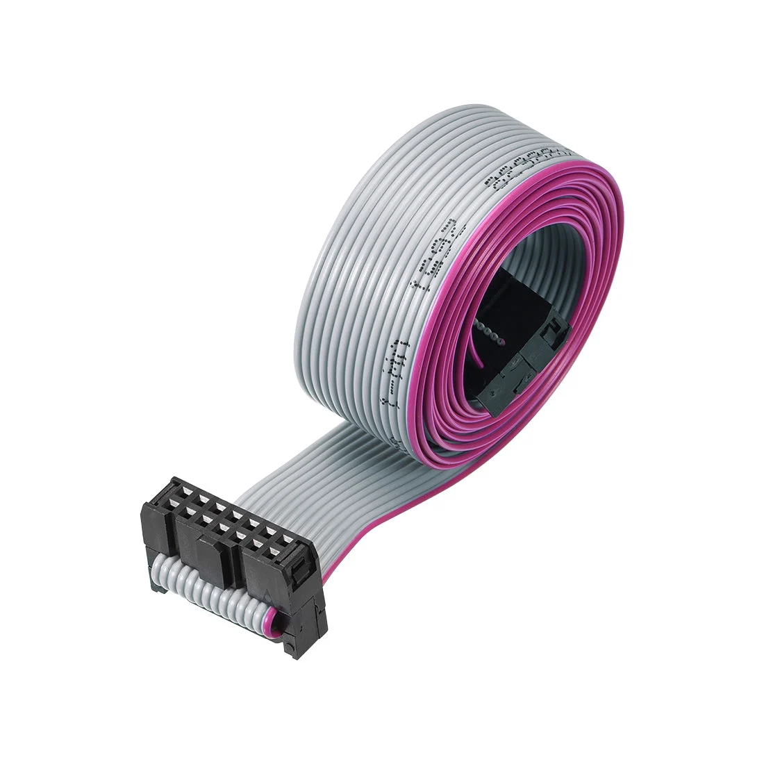 IDC Wire Flat Ribbon Cable FC/FC Connector A-type 14 Pins 2.54mm Pitch 1m Long