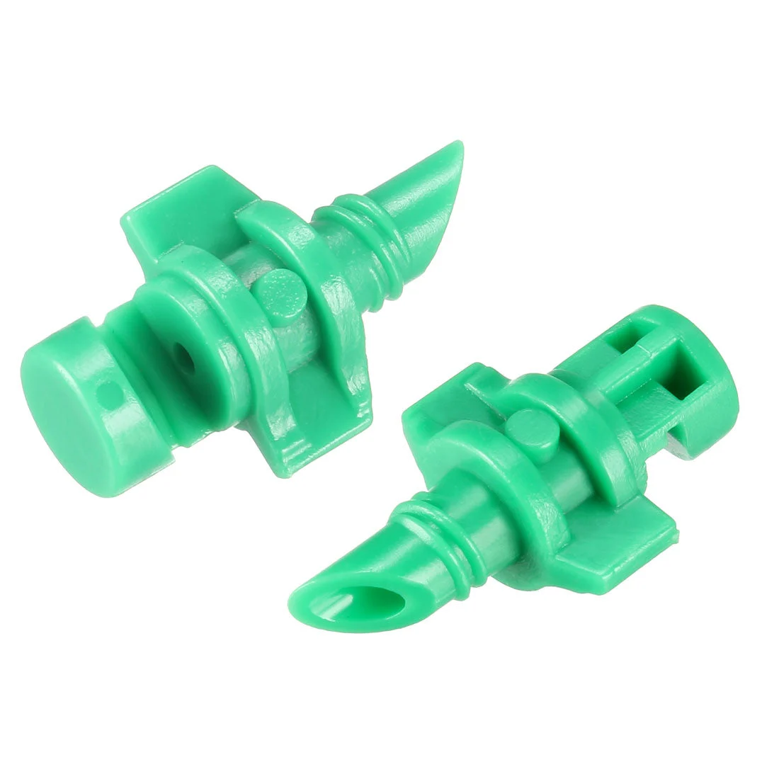 Micro Sprayer Fan Jet, 180 Degree Refraction Atomized Dripper Hydroponic Garden Irrigation, 20 Pcs (Green)