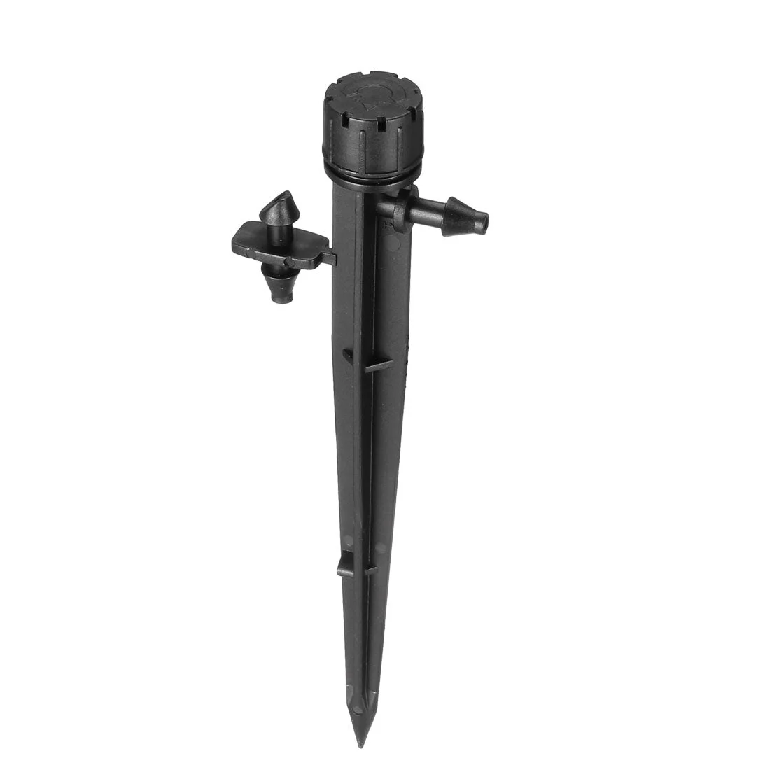 Adjustable Spray Drippers, 360 Degree Micro Emitter Irrigation Watering System, 15 Pcs (Black)