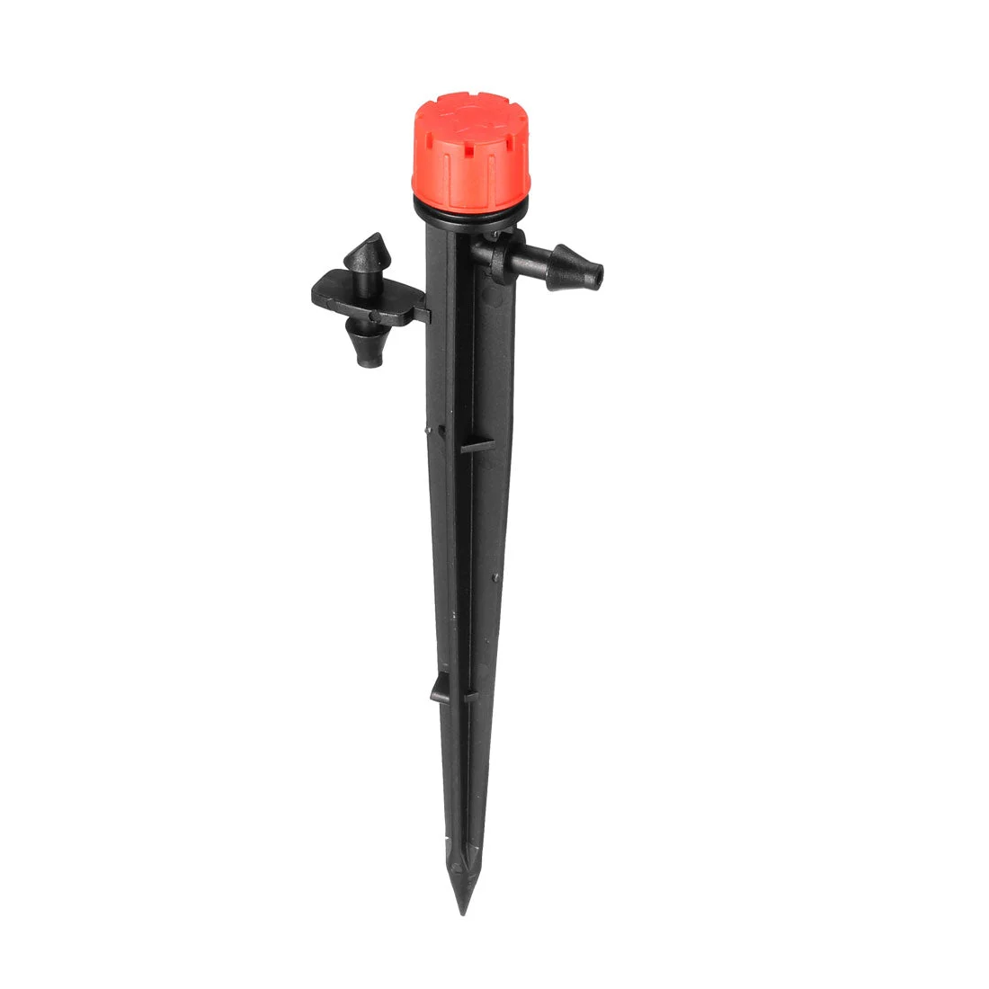 Adjustable Spray Drippers, 360 Degree Micro Emitter Irrigation Watering System, 25 Pcs (Red)