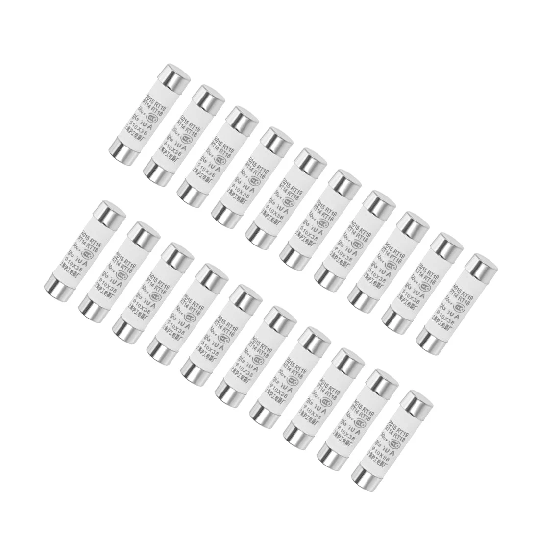 Cartridge Fuses 10A 500V 10x38mm Fast Blow Audio Amplifier Ceramic 20X