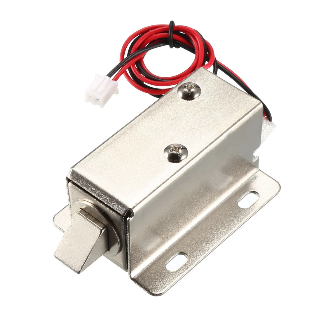 DC 12V 1.1A 11.4mm Electromagnetic Solenoid Lock Assembly for Electirc Lock Cabinet Door Lock