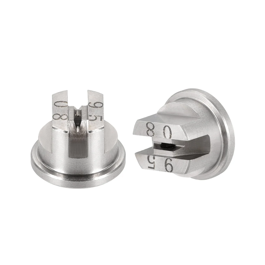 Flat Fan Spray Tip, 95 Degree Stainless Steel Nozzle, 2 Pcs (1.8mm Orifice Diameter)