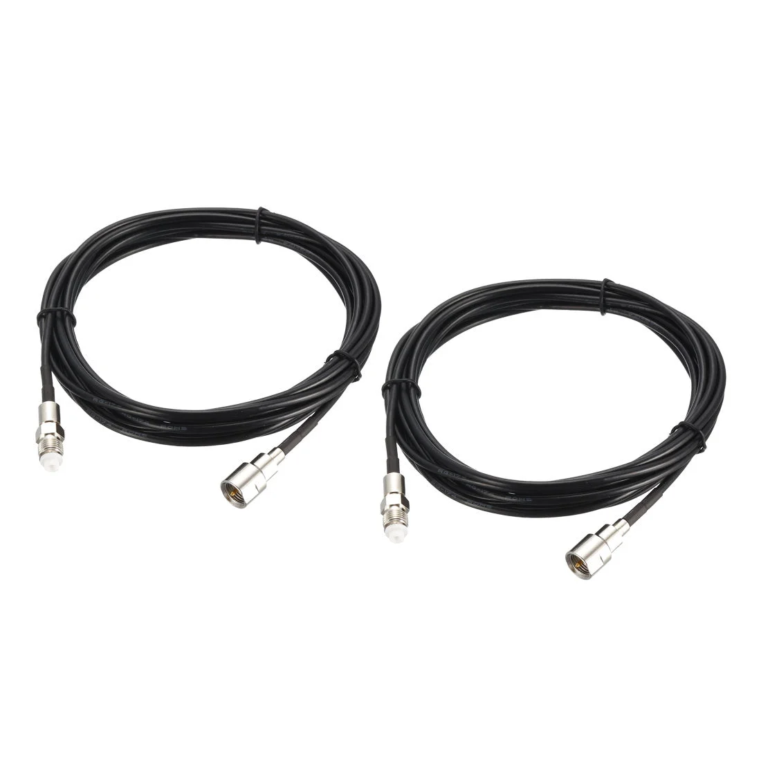 FME Male to FME Female Antenna Extension Cable RG174 RF Coaxial Cable 10 ft 2pcs