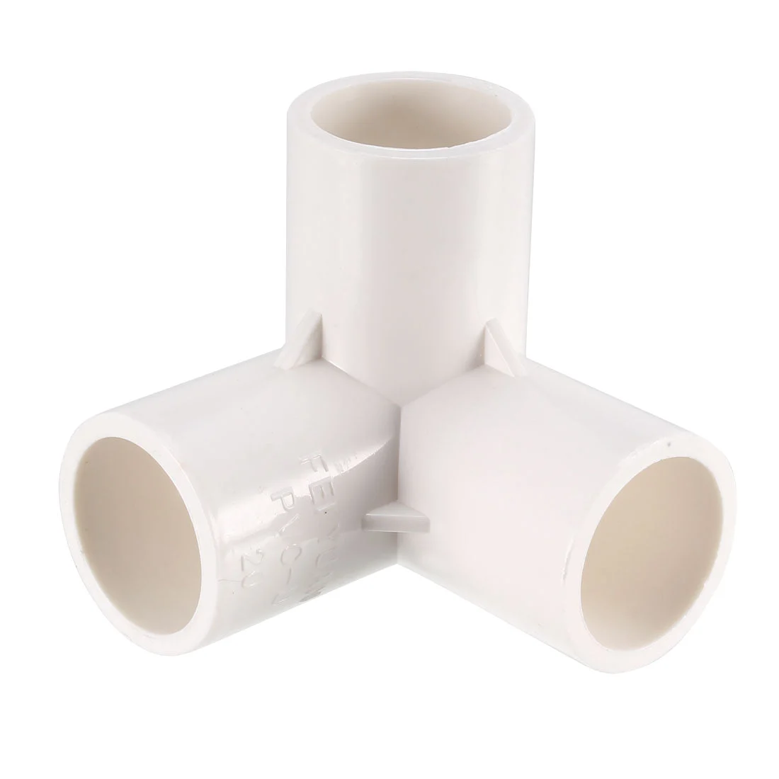 3-Way Elbow PVC Fitting, 20mm Socket, Tee Corner Fittings White 10Pcs