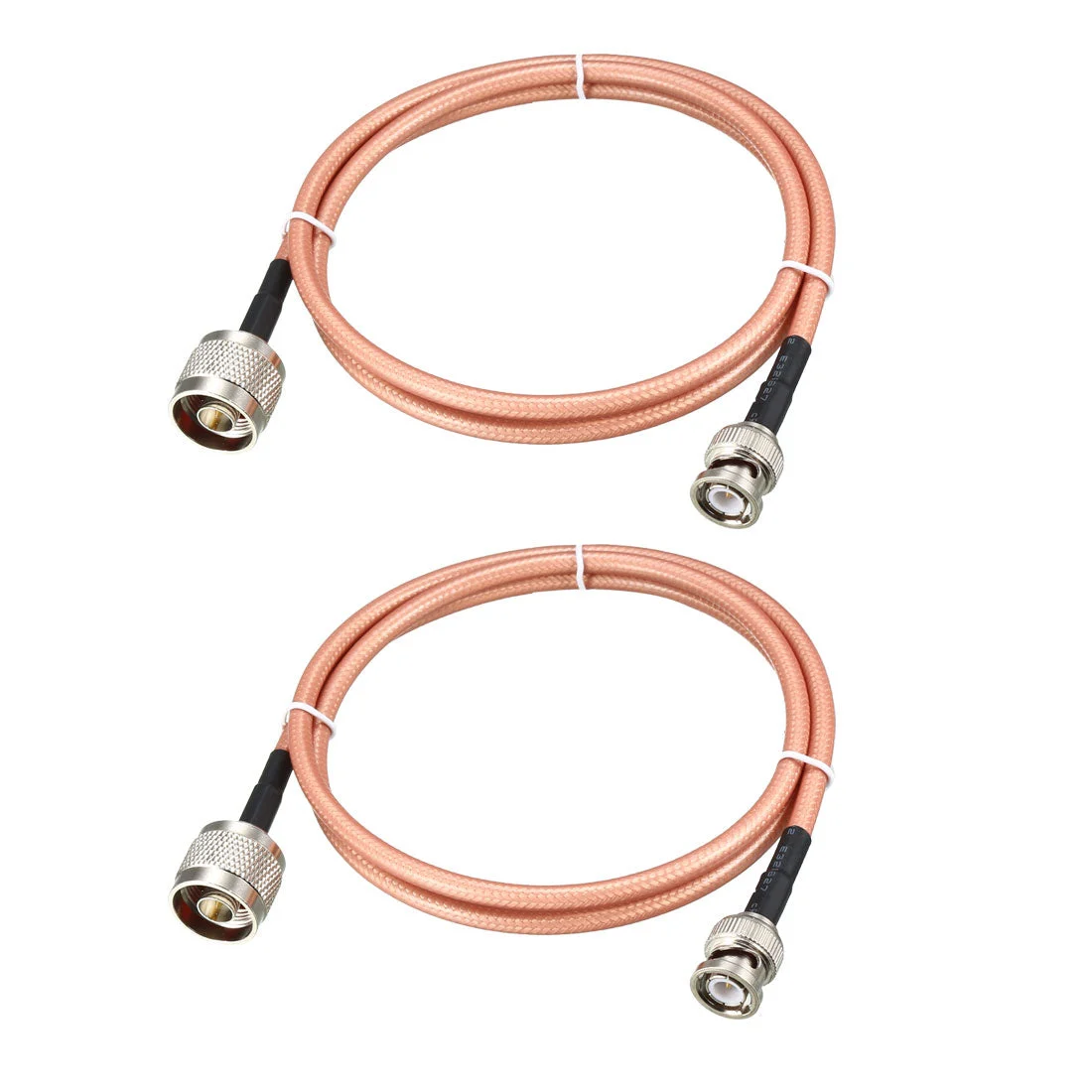 Low Loss RF Coaxial Cable Coax Wire RG-142 N Male to BNC Male 90cm 2pcs