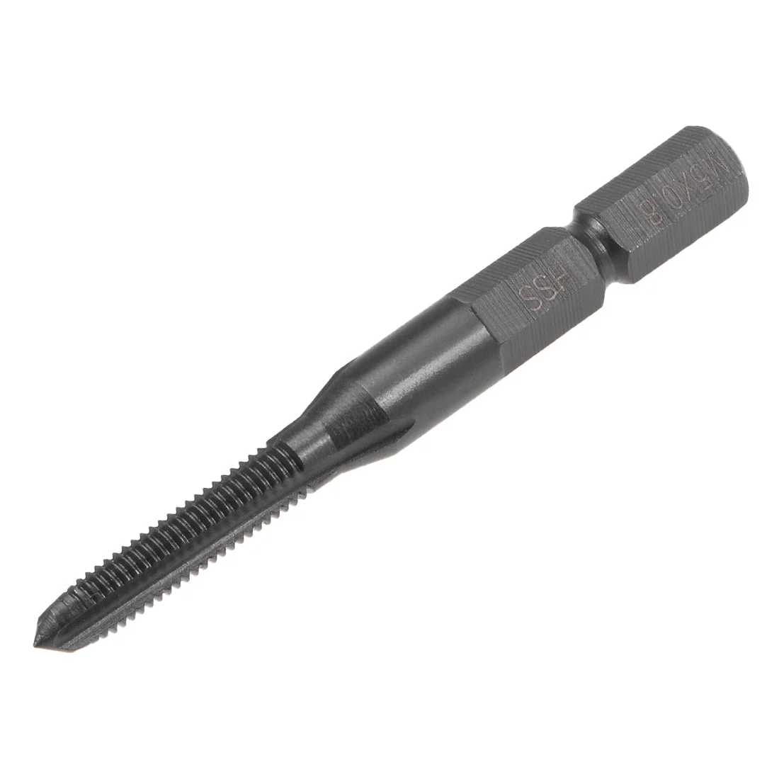 Metric Machine Tap M5 Thread 0.8 Pitch H2 3 Flutes Hex Shank High Speed Steel