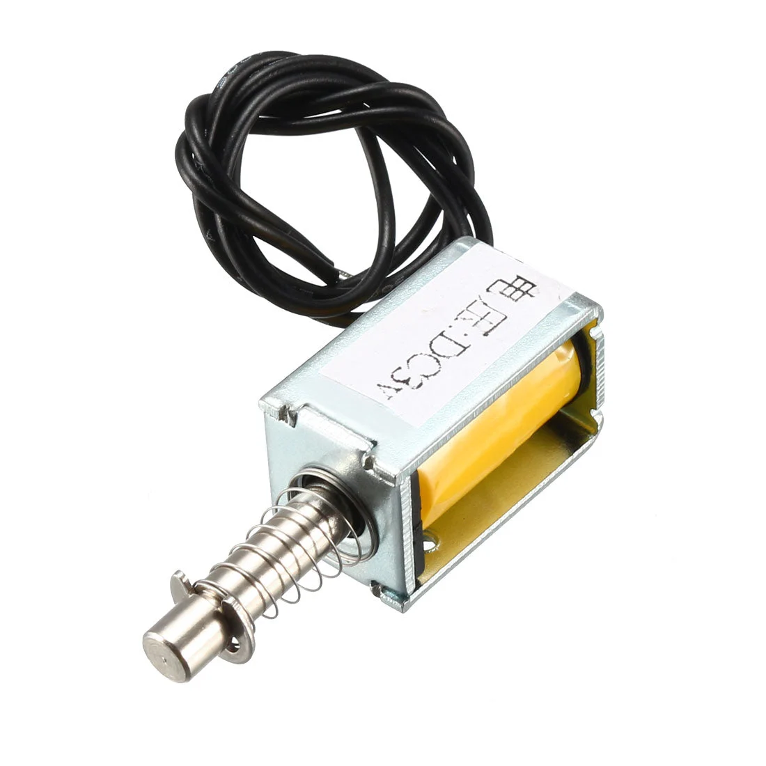 DC3V 3mm Pull Type Solenoid Electromagnet, 3mm/15g 0mm/80g, Open Frame, Linear Motion