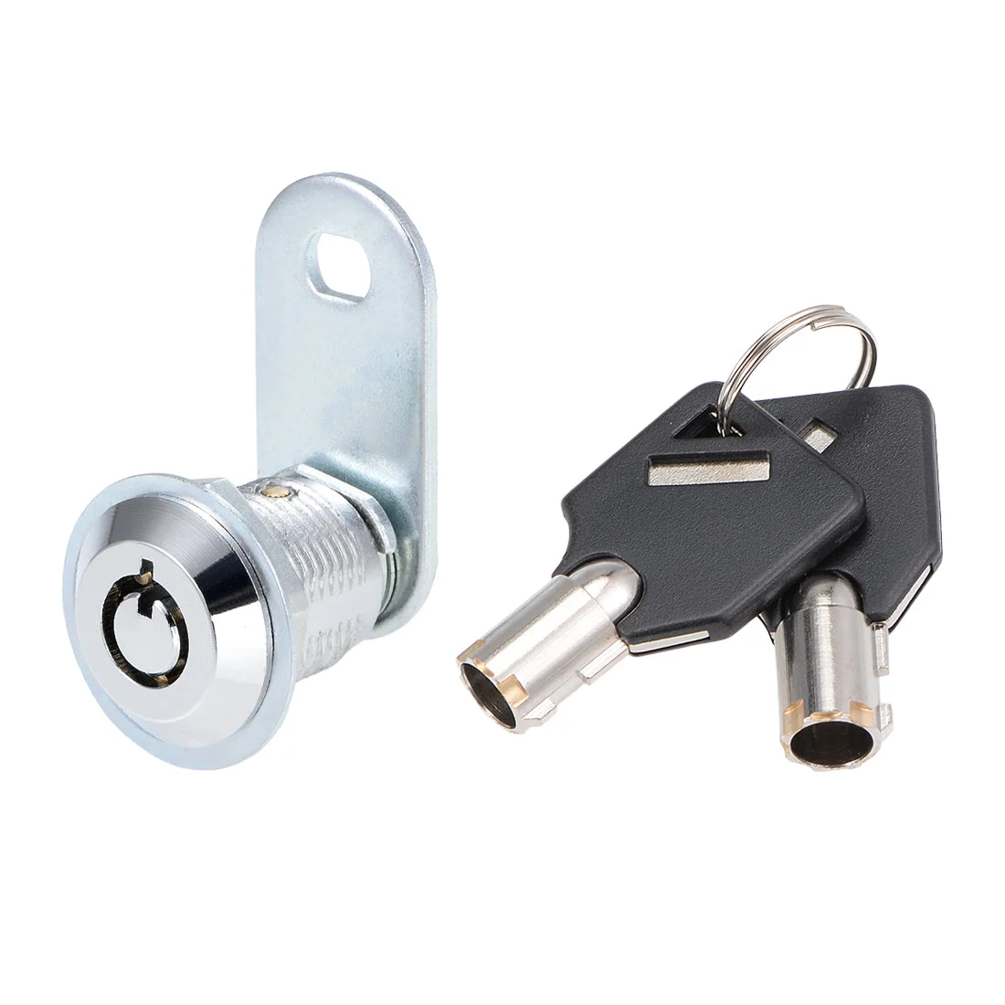 Tubular Cam Lock 20mm Cylinder Length Chrome Finish Keyed Alike