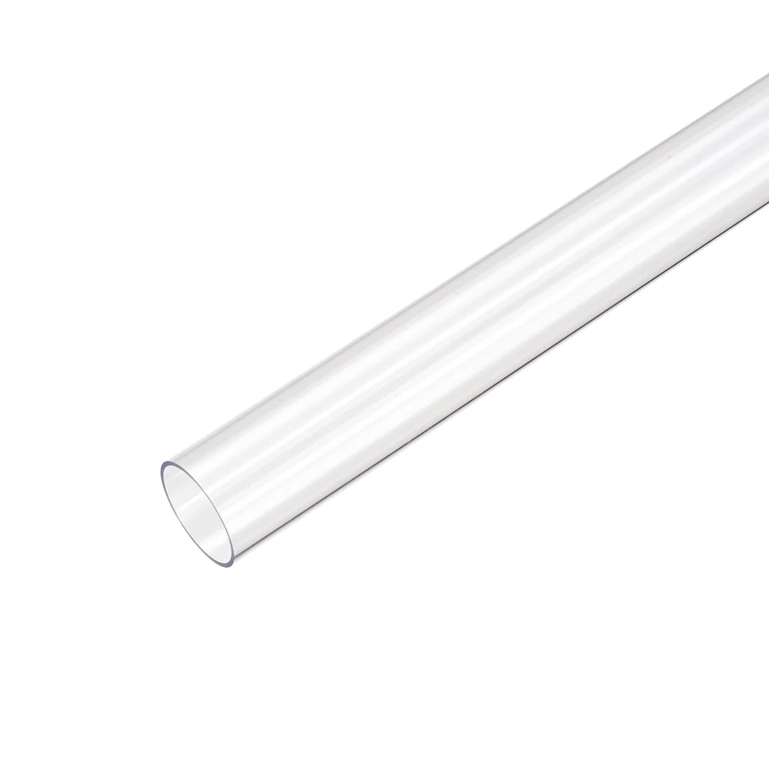 PC Rigid Round Clear Tubing, 18mm ID x 20mm OD, 0.5M/1.64Ft Length