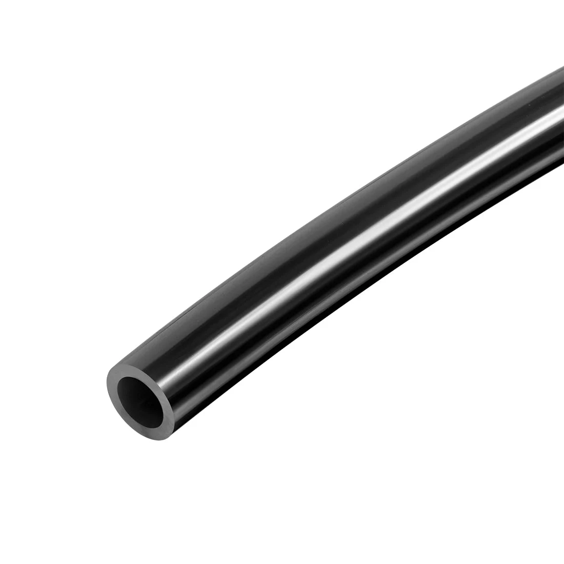 Pneumatic Hose Tubing,12mm OD 8mm ID,PU Air Hose Pipe Tube,2 Meter 6.56ft,Black