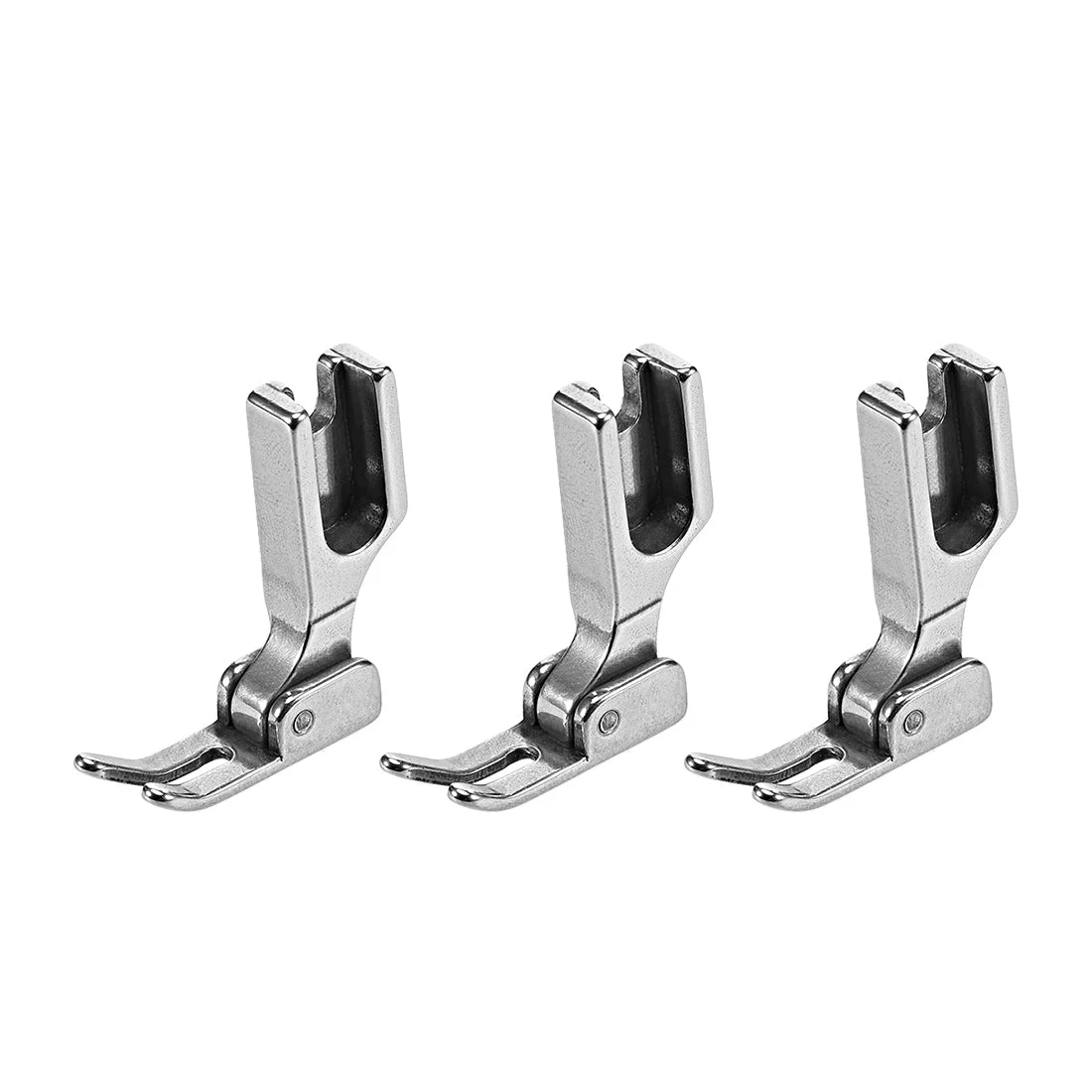 Uxcell #P58N Right Narrow Presser Foot, Industrial Sewing Foot Hinged Steel 3pcs