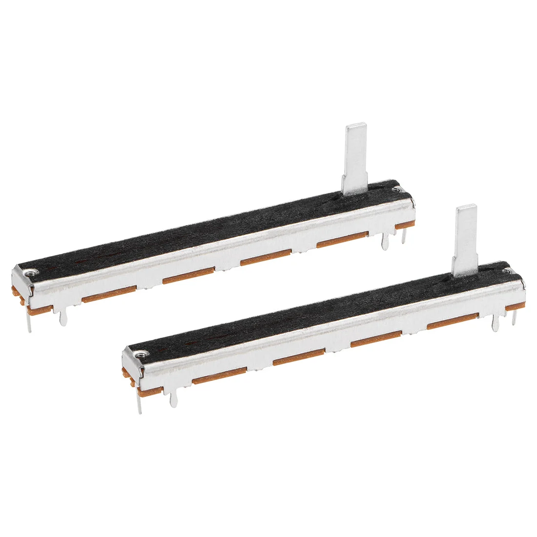 2pcs Variable Resistors 75mm Straight Slide Single Potentiometer B503 50K