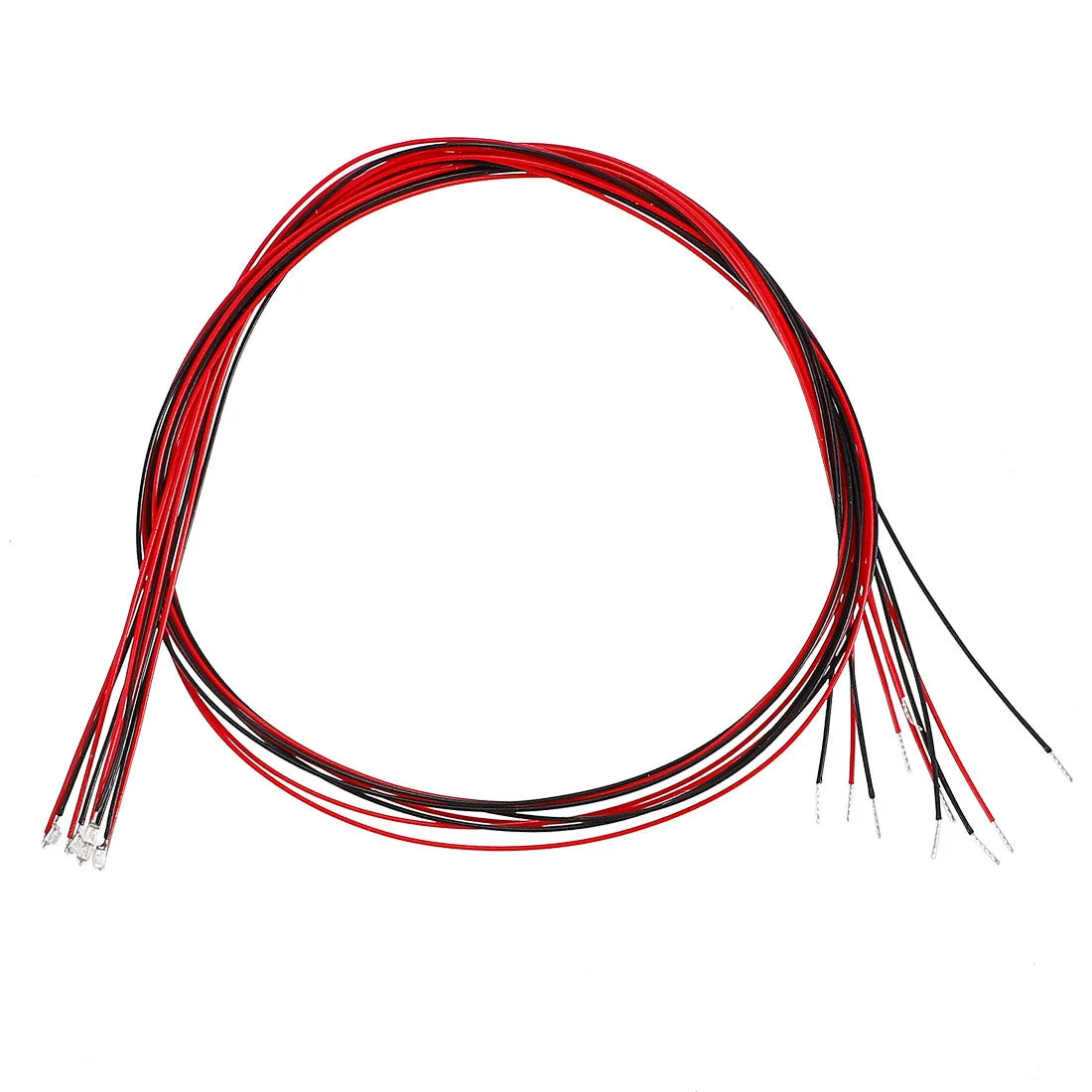 5pcs Prewired 0402 Red Surface Mounted Devices LED Light DC 1.8-1.9V Micro Soldered Mini LED Light