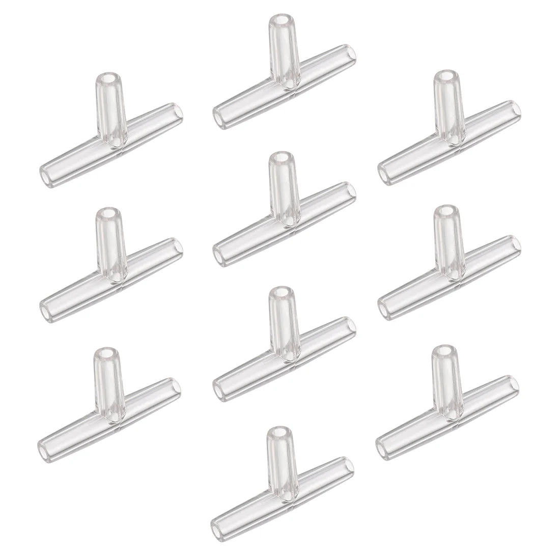 Aquarium Air Valve Connector Tee Valves for 4mm Fish Tank Pond 10pcs