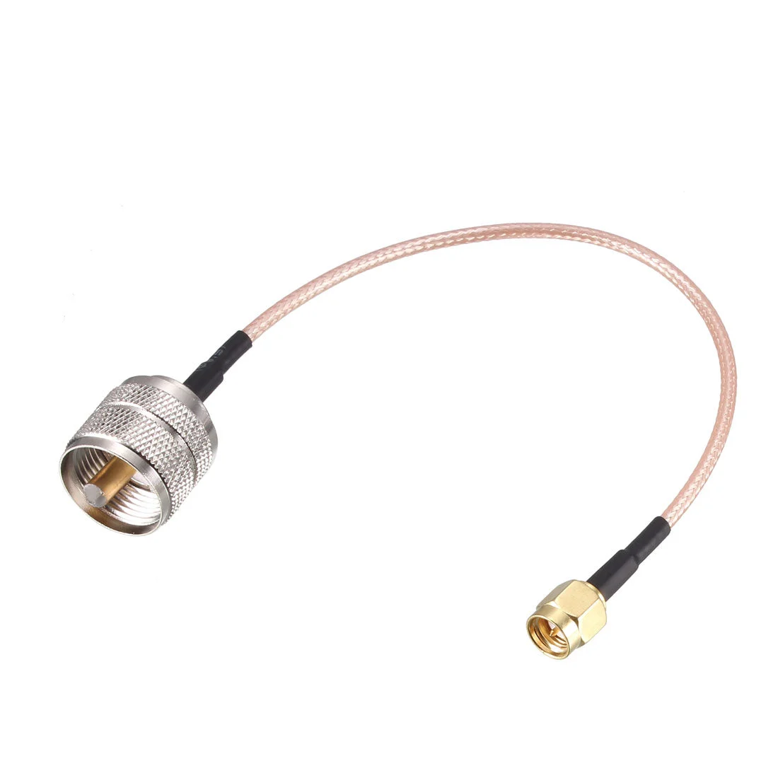 SMA Male to UHF PL-259 Male RG316 RF Coaxial Coax Cable 0.15M/0.5Ft