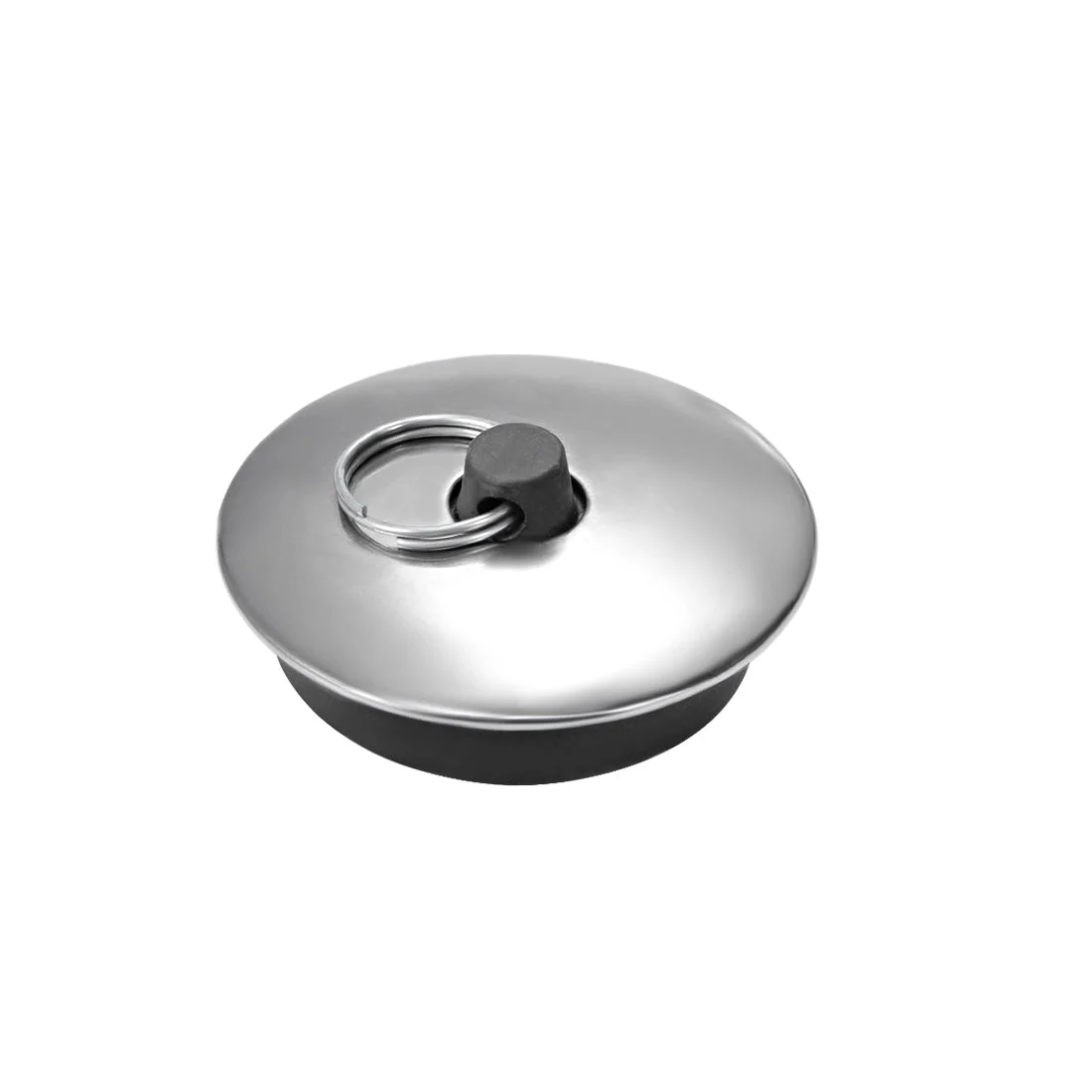 Rubber Sink Plug Drain Stopper Fit 40mm with Ring for Kitchen Sink