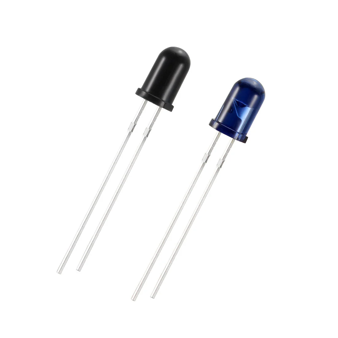 2pcs 5mm 940nm LEDs Infrared Emitter and IR Receiver Diode DC 1.2V