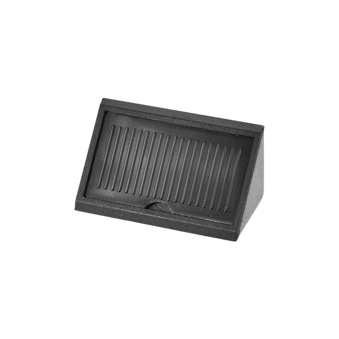 Shelf Cabinet Door 90 Degree Plastic Corner Braces 41x20x20mm Angle Brackets with Cover Cap, 12 Pcs Black