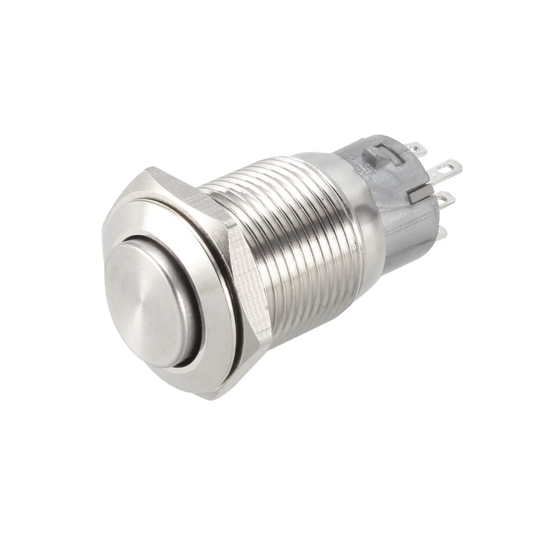 Momentary Metal Push Button Switches High Head 16mm Mounting 2NC 2NO 2COM