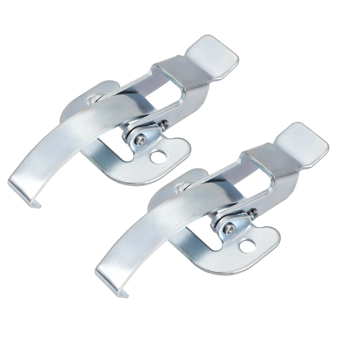 3.62-inch Galvanized Draw Toggle Latch with Spring-steel Hook - 2 Pcs