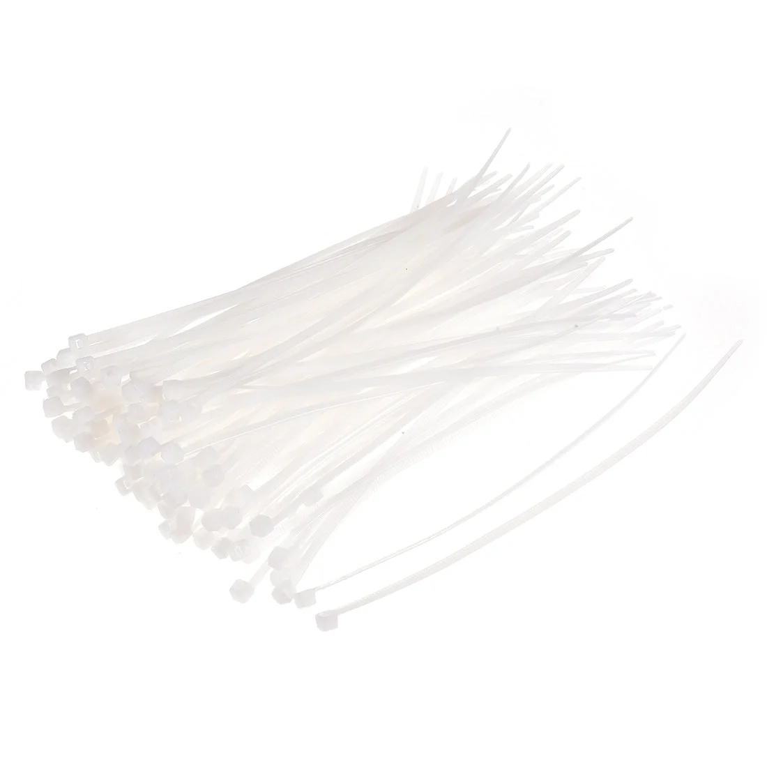 Cable Zip Ties 200mmx2mm Self-Locking Nylon Tie Wraps White 150pcs