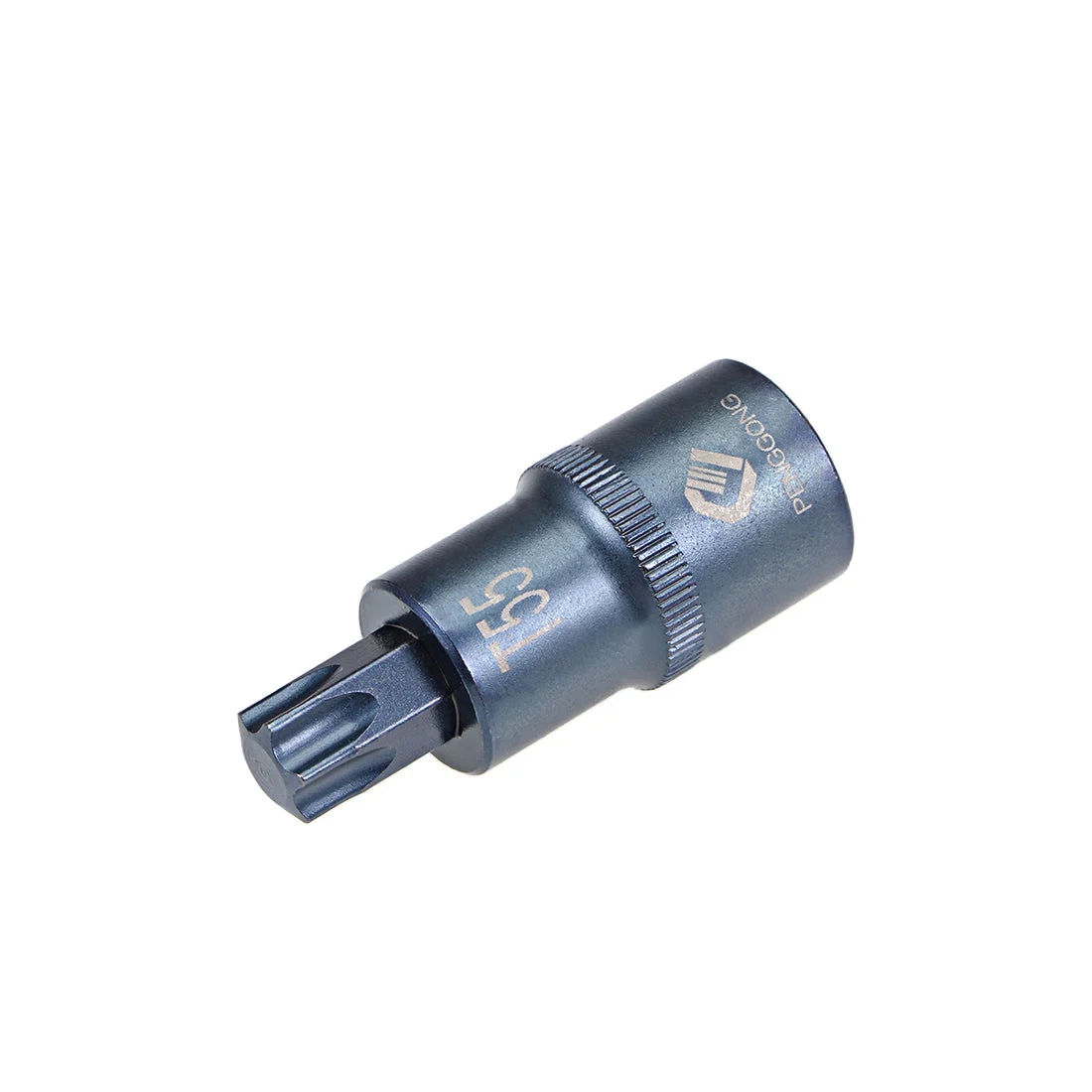 1/2" Drive x T55 Torx Bit Socket, S2 Steel Bits, CR-V Sockets Metric 2" Length Blue (For Hand Use Only)