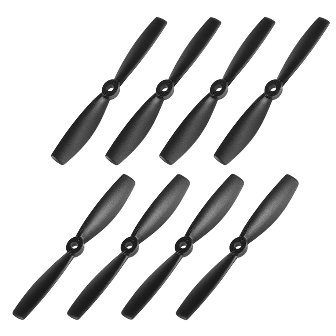 4 Pair Bullnose Propellers 5045 5x4.5" CW CCW - RC Quadcopter Multirotor Black