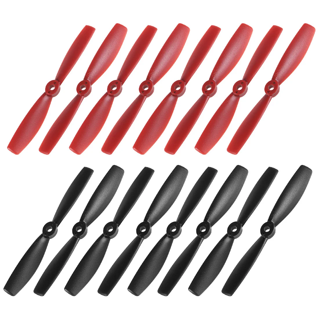 Bullnose Propellers 5045 5x4.5 Inch CW CCW 2-Vane for RC Quadcopter Hexacopter Multirotor, Black Red 8 Pairs