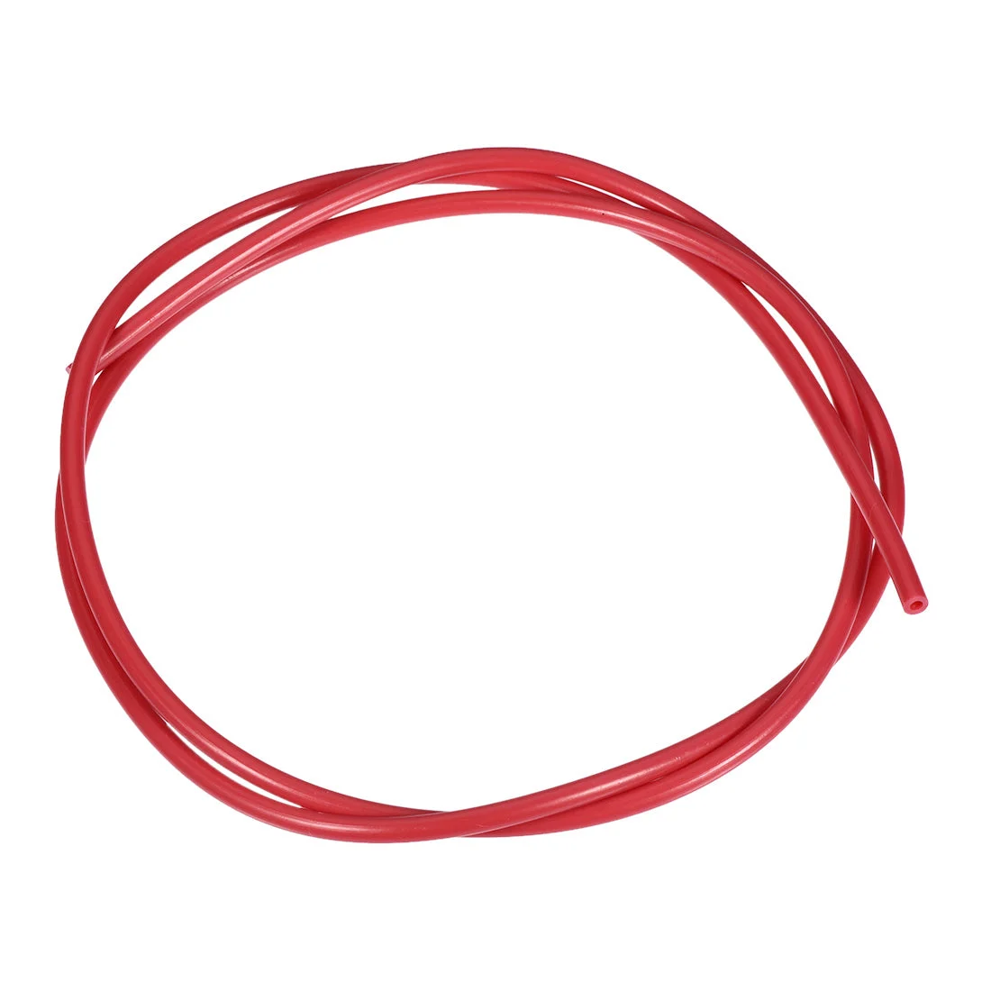 PTFE Tube 3.2Ft - ID 2mm x OD 4mm Fit 1.75 Filament for 3D Printer Red