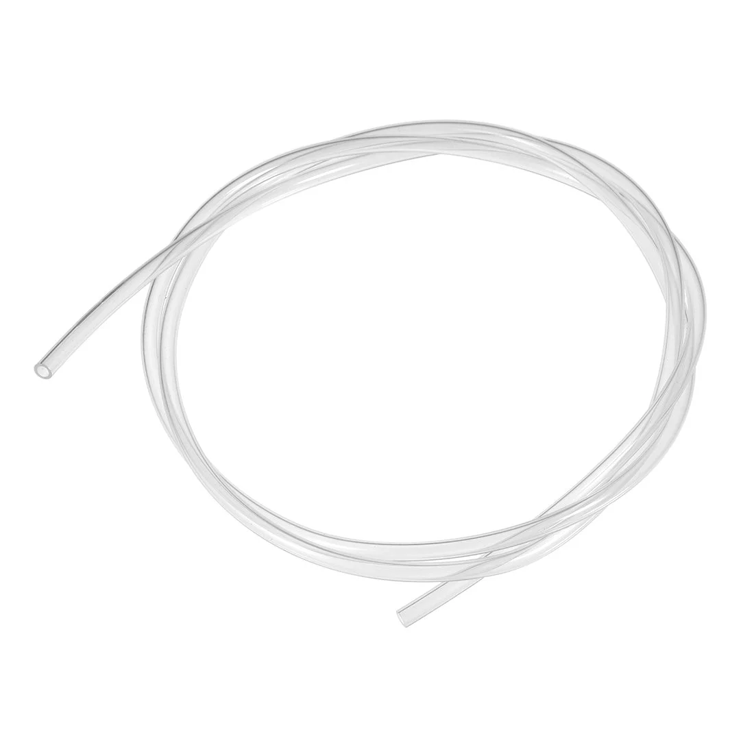 PTFE Tube 4.9Ft - ID 4mm x OD 6mm Fit 3mm Filament for 3D Printer Transparent
