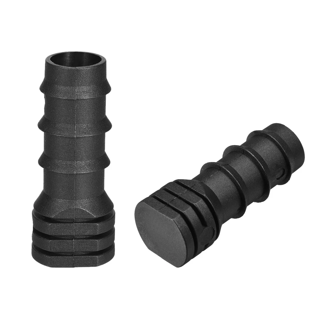 Barb Drip Pipe Plug End Cap for 20mm Dia PE Hose Garden 10pcs