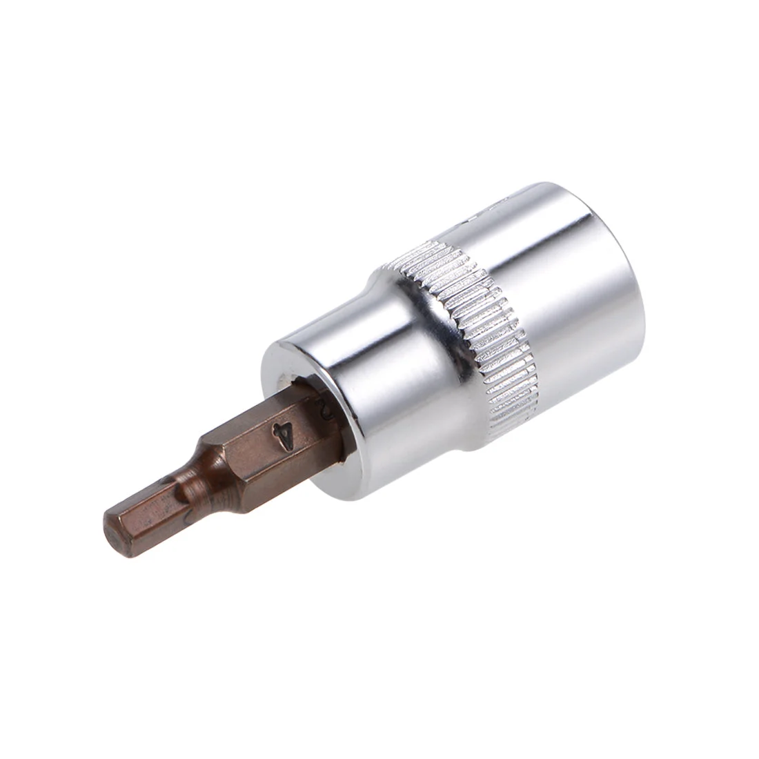 3/8" Drive x 4mm Hex Bit Socket, Standard Metric, S2 & Cr-V Steel