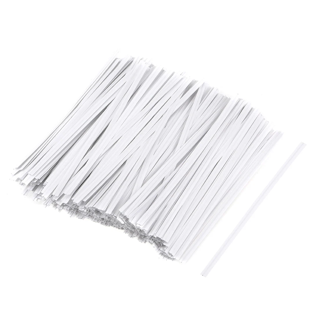 Long Strong Twist Ties 4.7 Inches Quality Closure Tie for Tying Gift Bags Art Craft Ties Manage Cords White 200pcs