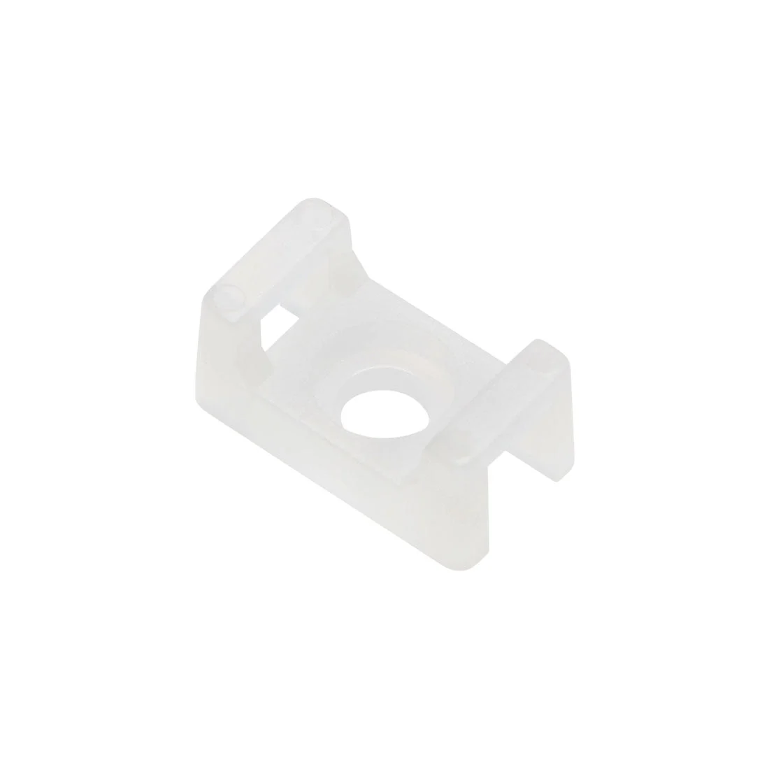 Cable Tie Base Saddle Type Mount Wire Holder 13x7x6mm White 50pcs
