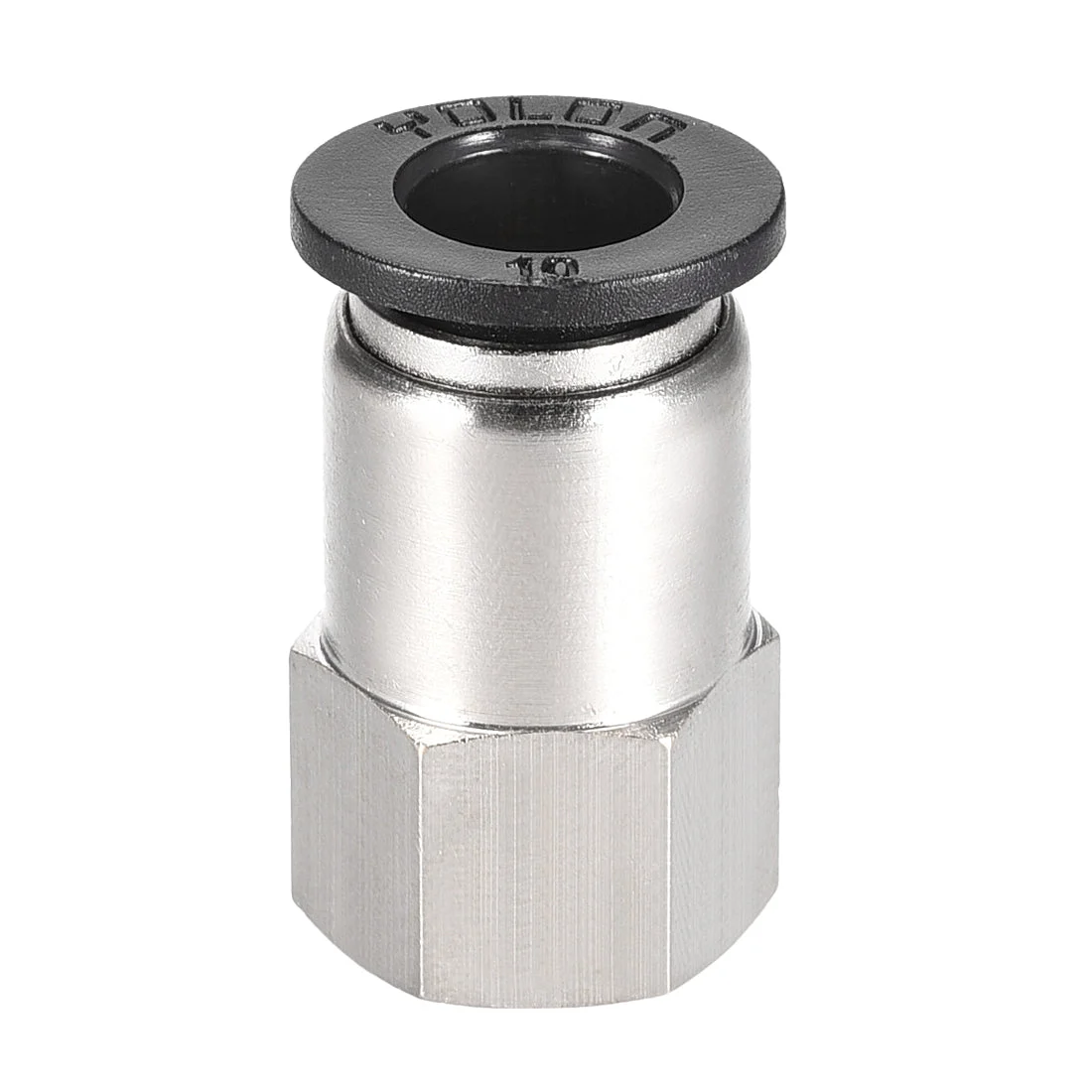 Push to Connect Tube Fitting Adapter 10mm Tube OD x 1/4 PT Female Straight Pneumatic Connecter Pipe Fitting