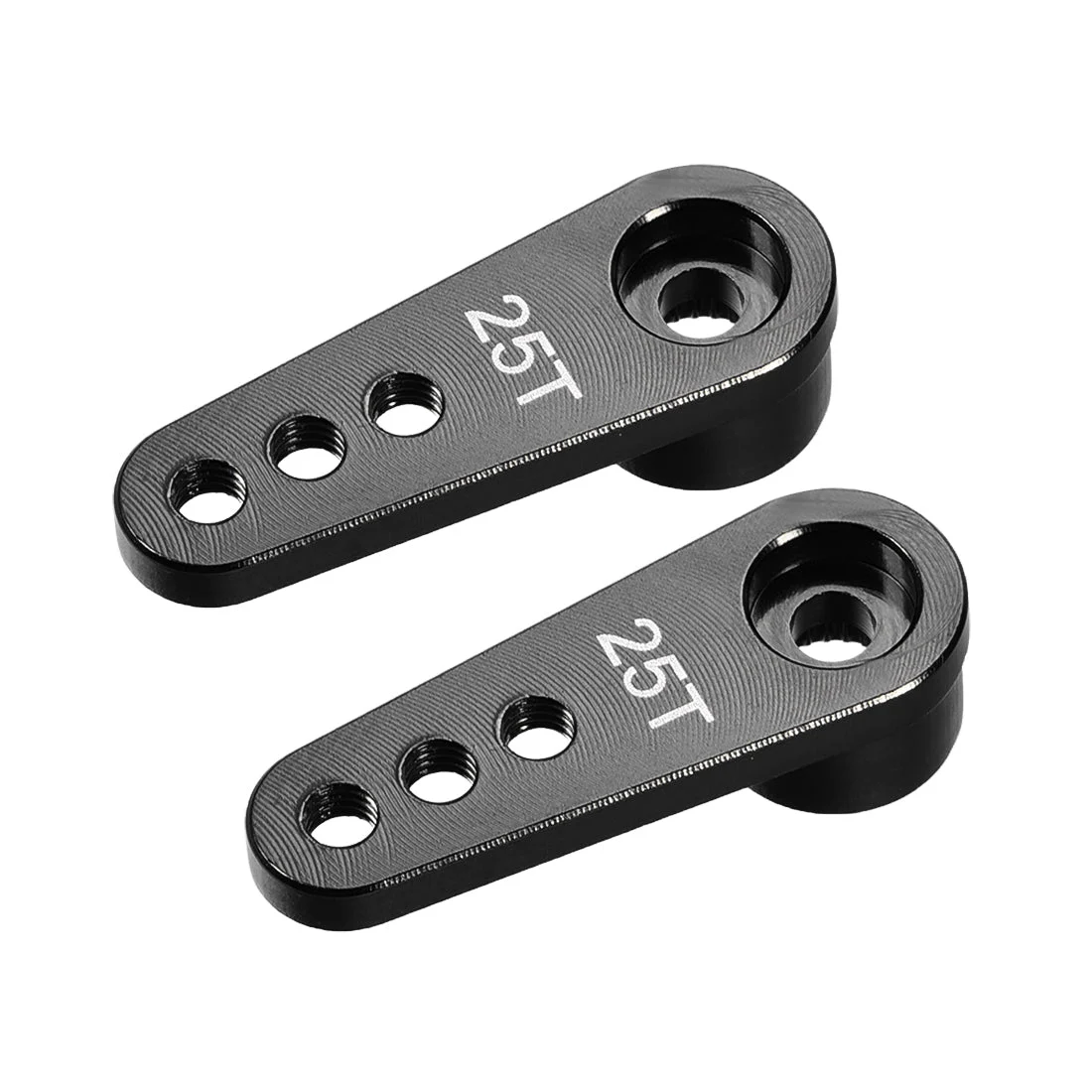 2PCS RC Products 25T Aluminum Servo Horn for RC Hobby Model Truck Buggy Futaba - Black