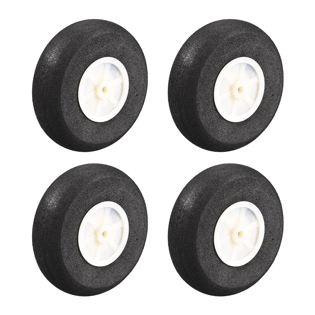 4PCS RC Airplane Aircraft Sponge Wheels 2.75 inch x 0.14 inch