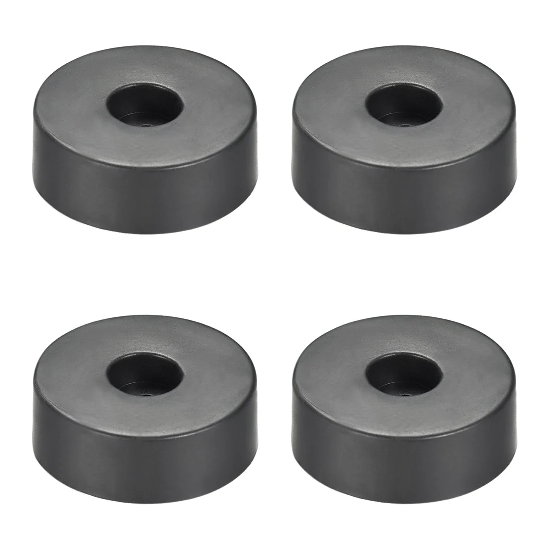 Uxcell 4 Pcs D45xH15mm Rubber Feet Anti-Vibration Base Pad Stand for Speaker Guitar Amplifier HiFi