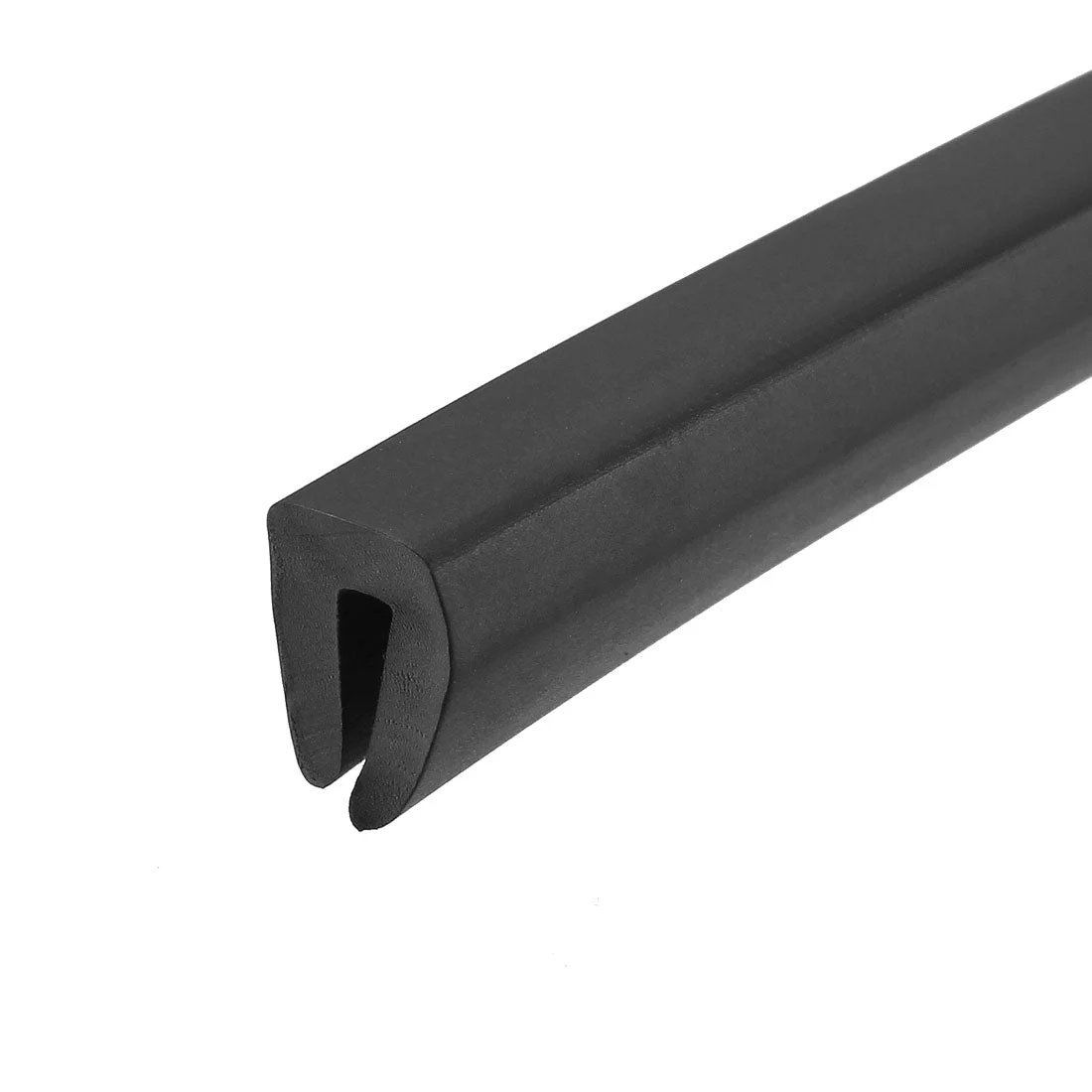 Uxcell Edge Trim Black U Channel Edge Protector Fits 1/32"- 1/16"Edge 30ft Length