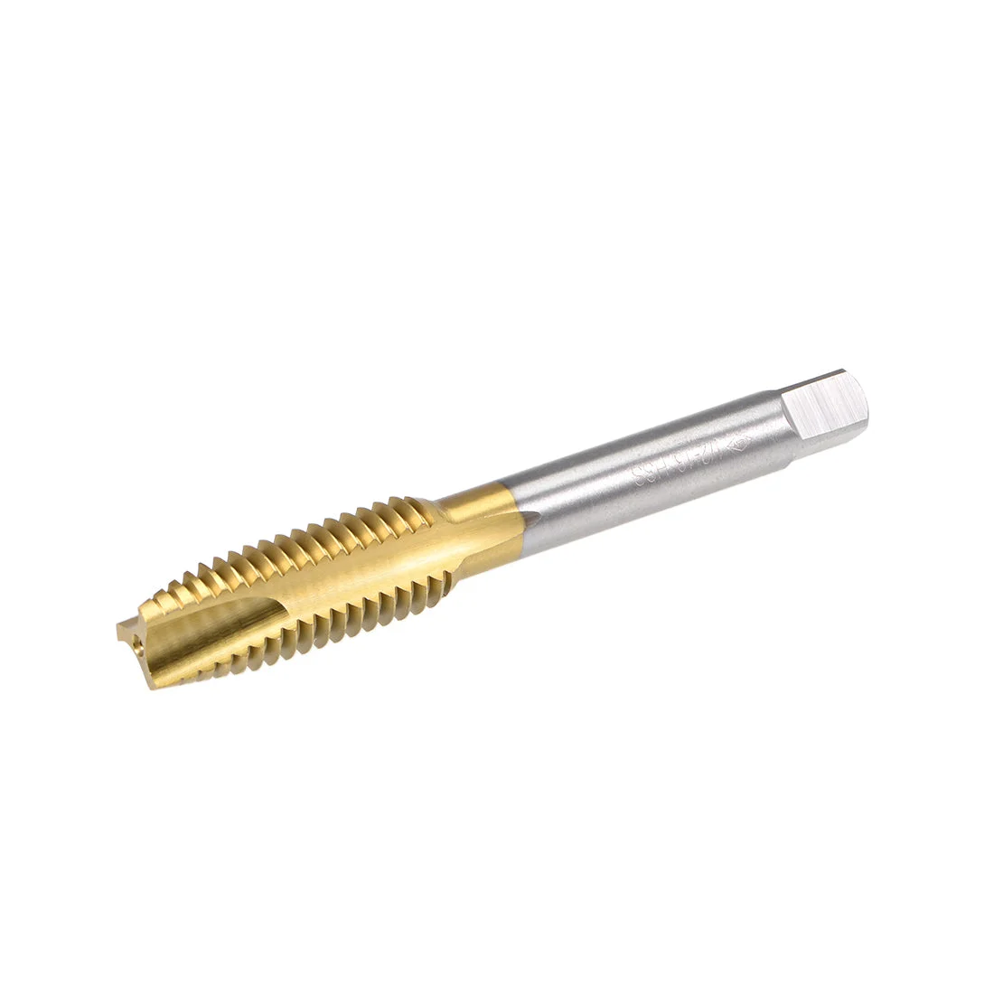Spiral Point Threading Tap 1/2-13 UNC Thread Pitch Titanium Coated HSS