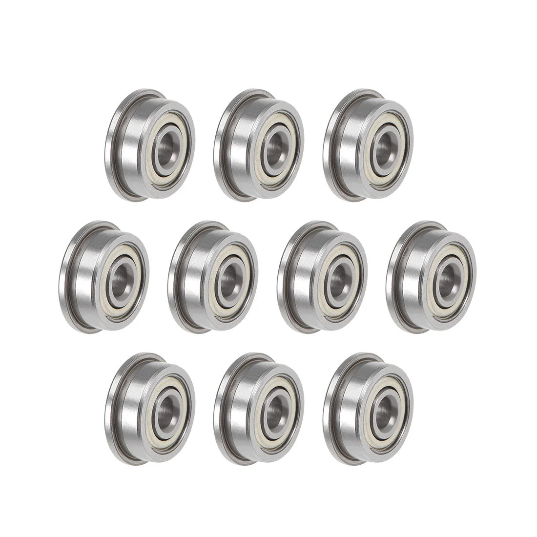 10pcs F623ZZ Flange Ball Bearing 3x10x4mm Shielded Chrome