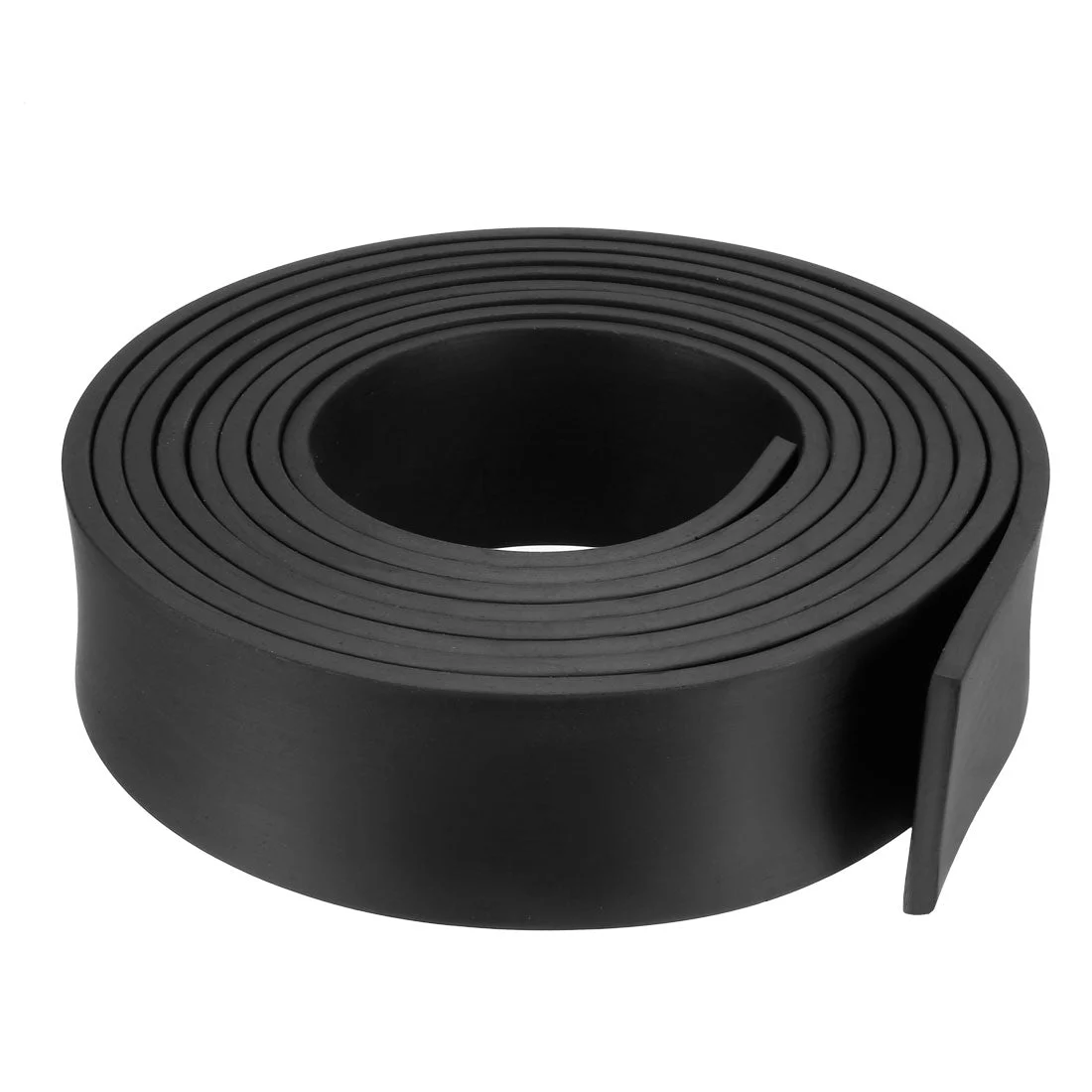 Uxcell Solid Rectangle Rubber Seal Strip 45mm Wide 5mm Thick, 3 Meters Long Black