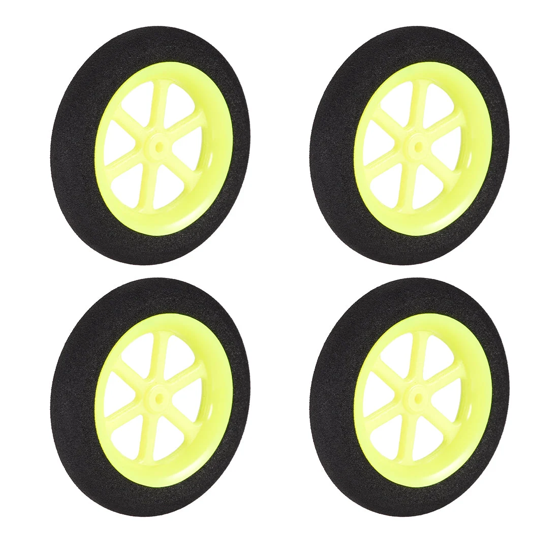 RC Model Plane Aircraft Wheel Micro Sport Wheel 0.07 inch x 1.81 inch - Wheel 4PCS
