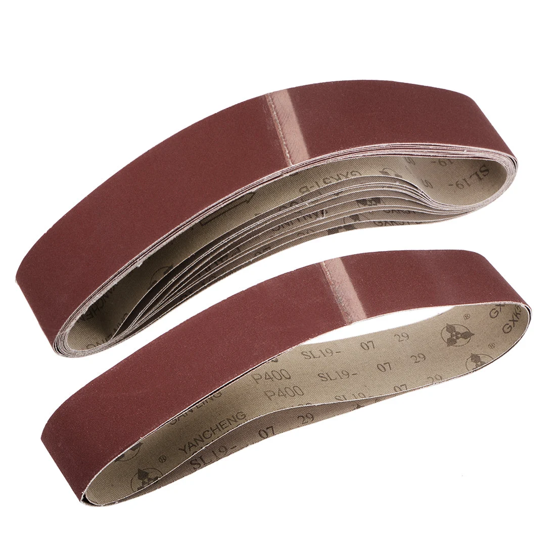 2-inch x 27-inch(50mm x 686mm) Sanding Belt 400 Grit Aluminum Oxide 12pcs