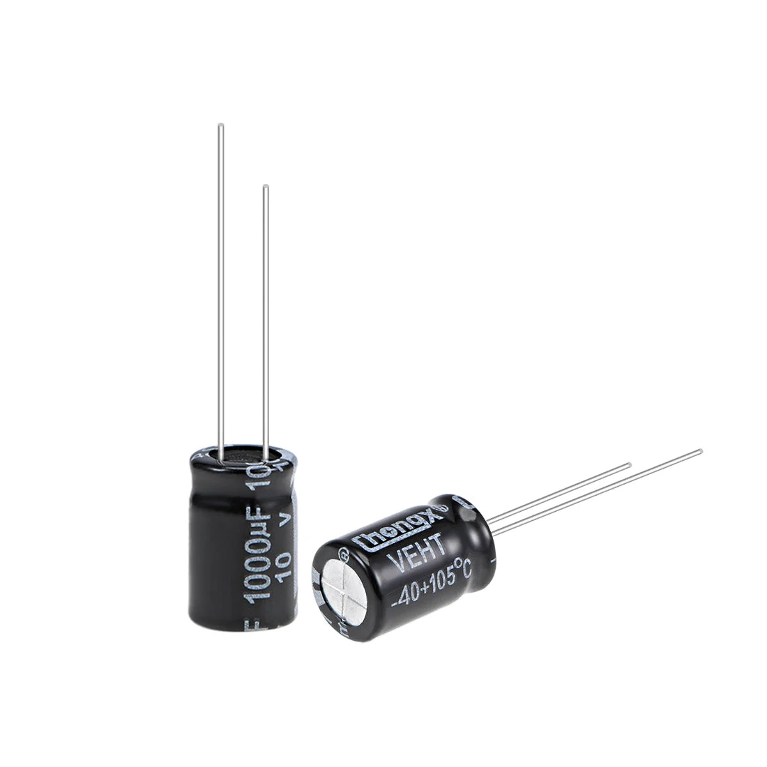 Uxcell 1000uF 10V Capacitor, Aluminum Electrolytic Capacitors 105C High Temp 50PC