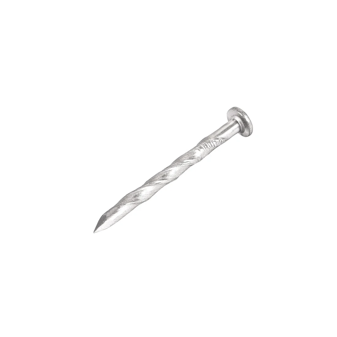 Spiral Deck Nails Stainless Steel Nail Spiral Shank 32mmx2mm(LxD) , 100 Pcs