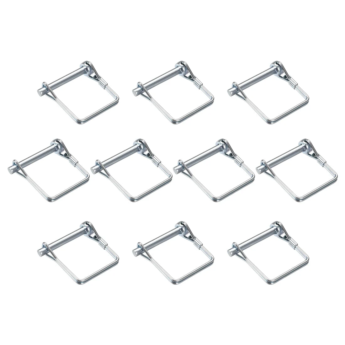 Shaft Locking Pin 6mmx45mm Coupler Pin for Farm Trailers Lawn Square 10Pcs